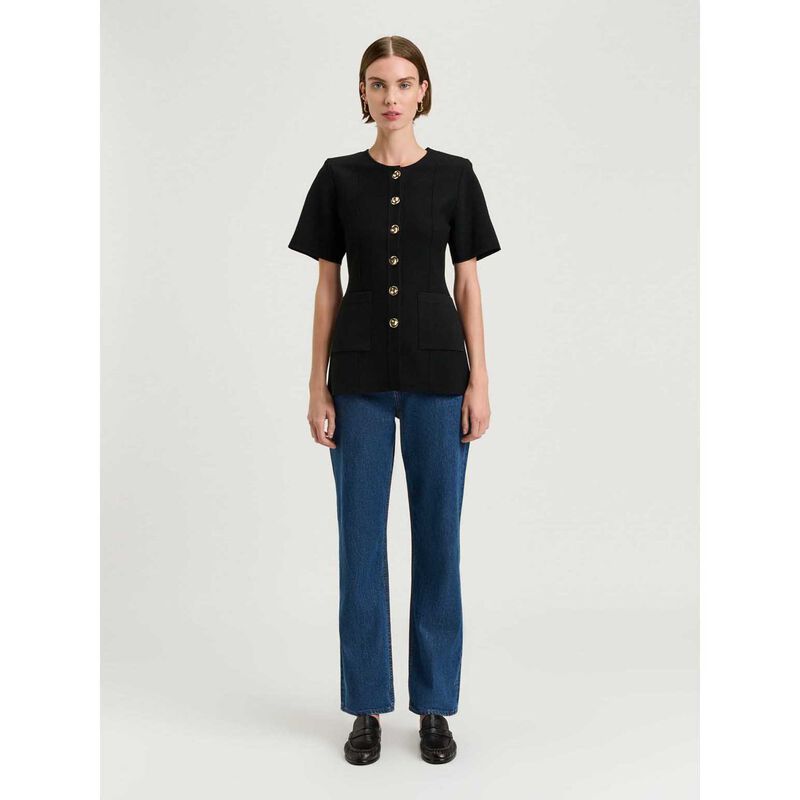 Veronika Maine Milano Short Sleeve Jacket image number 3